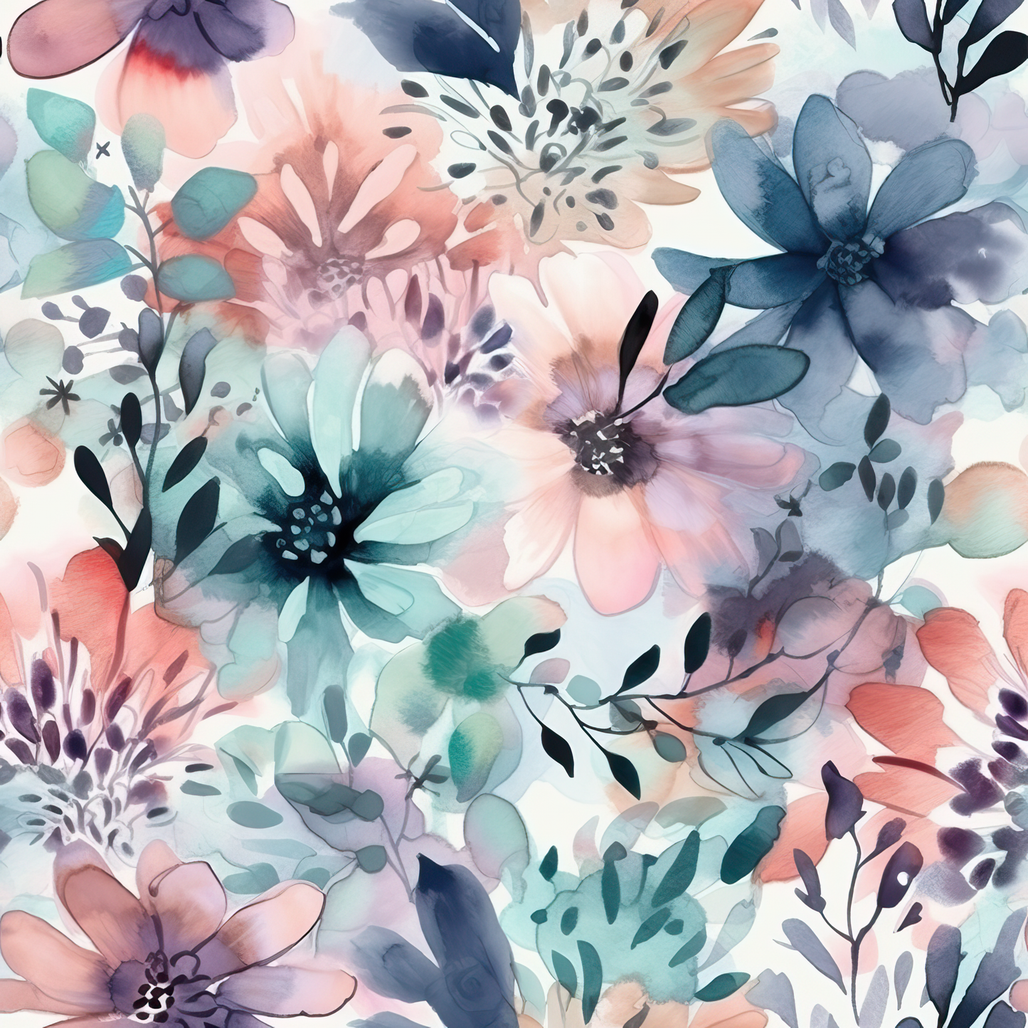 Watercolour abstract preorder round 37.5 retail