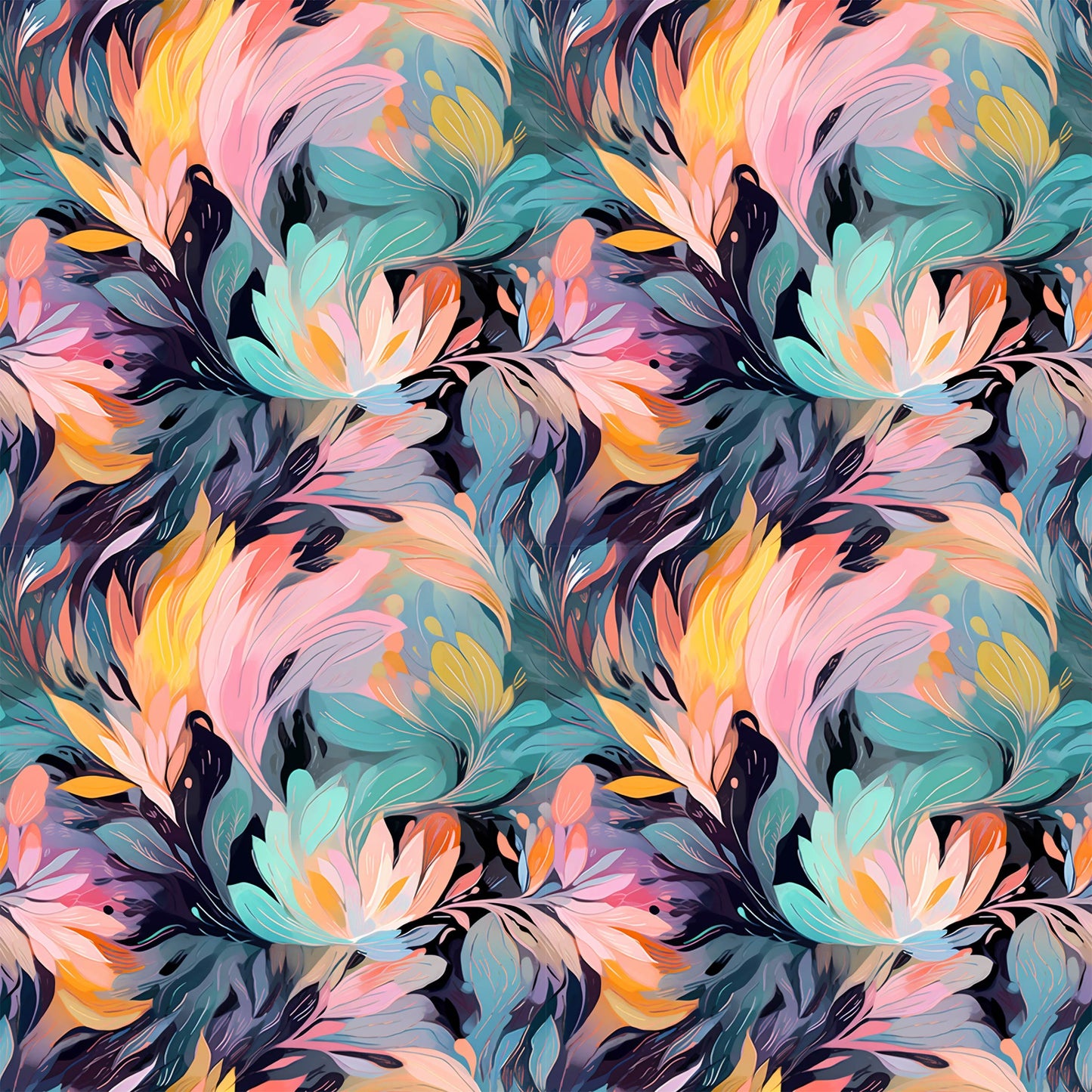 Whimsy floral preorder round 34