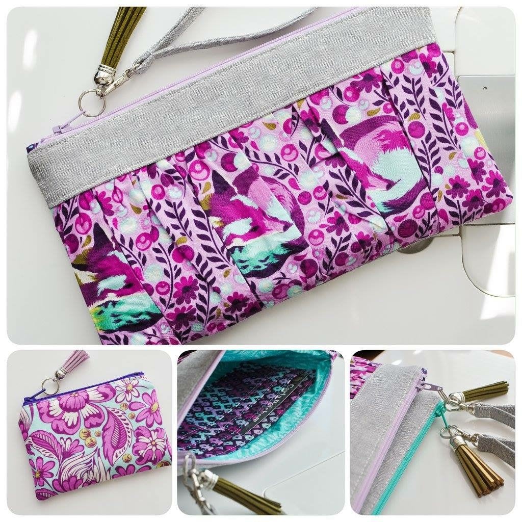 Carla's Creations - Ruffled wristlet/clutch Pattern