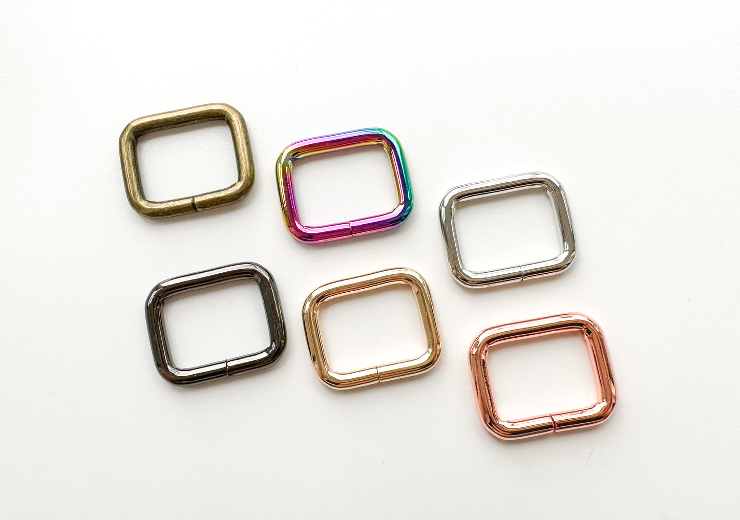 Rectangular rings size: 1” (25mm)