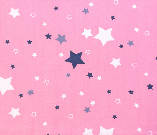 Multi stars on pink