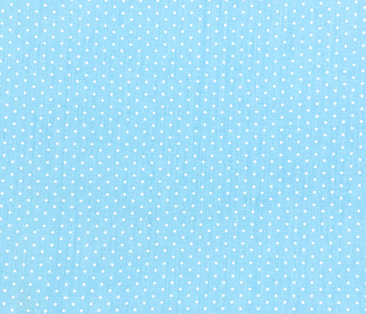 White dots on blue