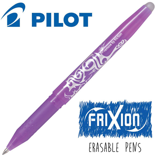 Frixion heat pen-light purple