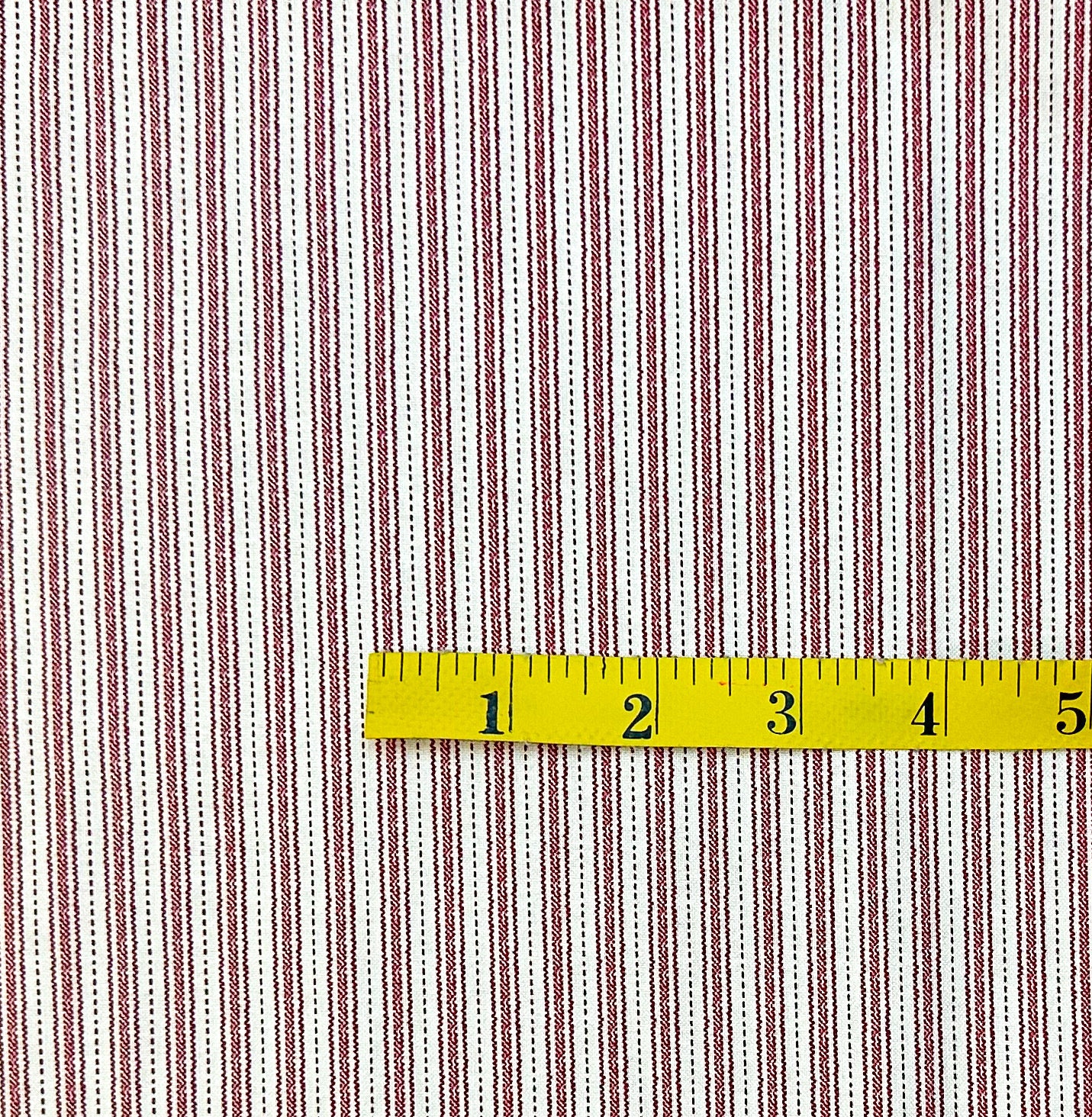 Heirloom- red pinstripe