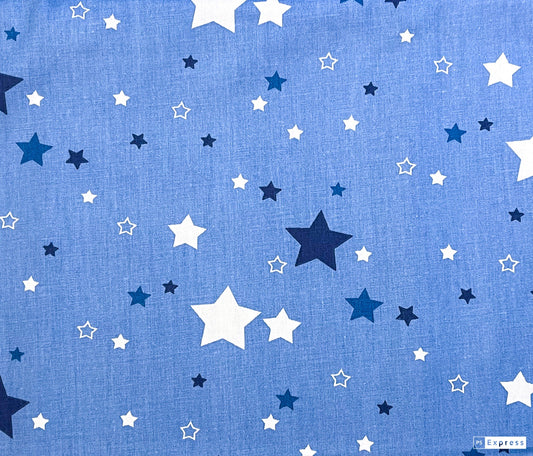 Multi stars on dark blue