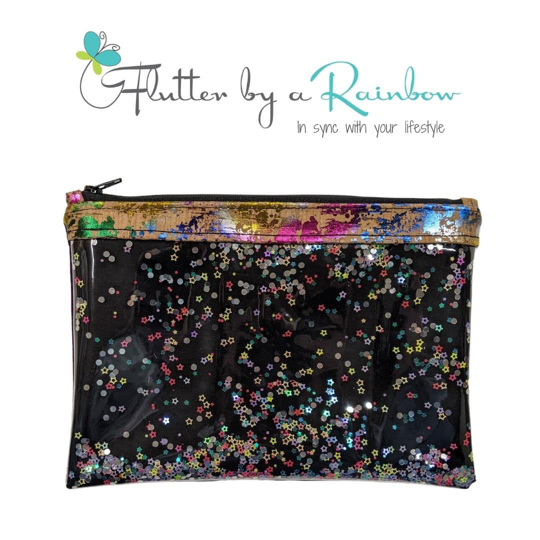 Sparkle Zipper pouch digital pattern