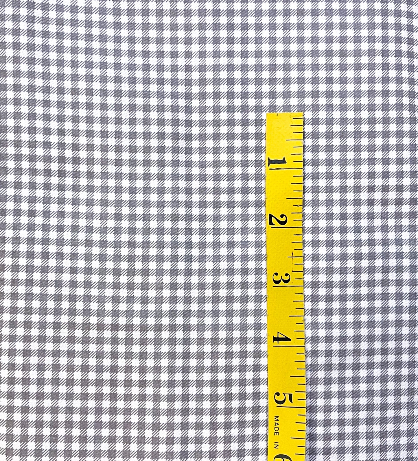 Grey gingham