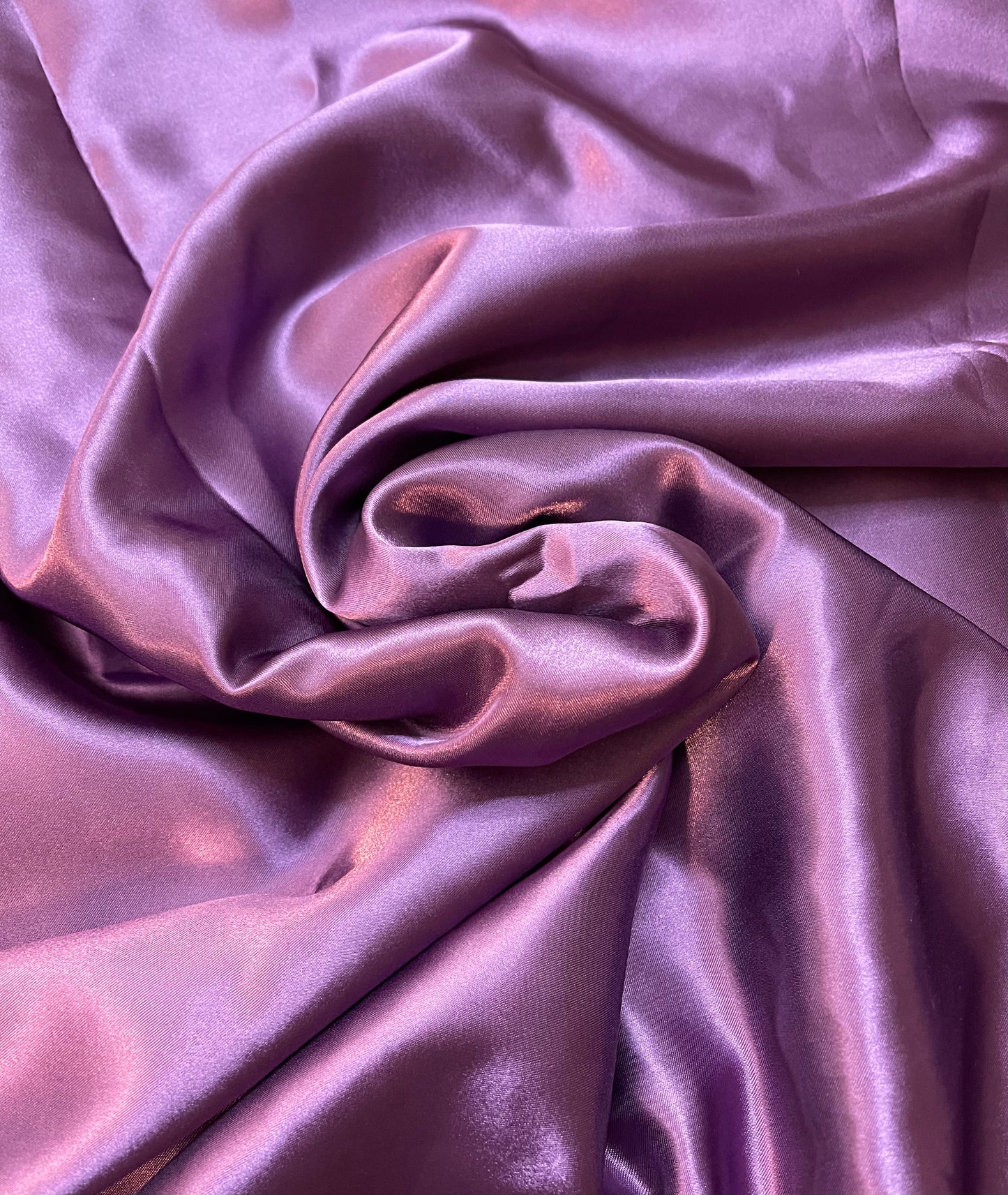 Clearance -purple satin silk flawed precut