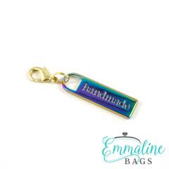 Emmaline brand Zipper pull “Handmade”
