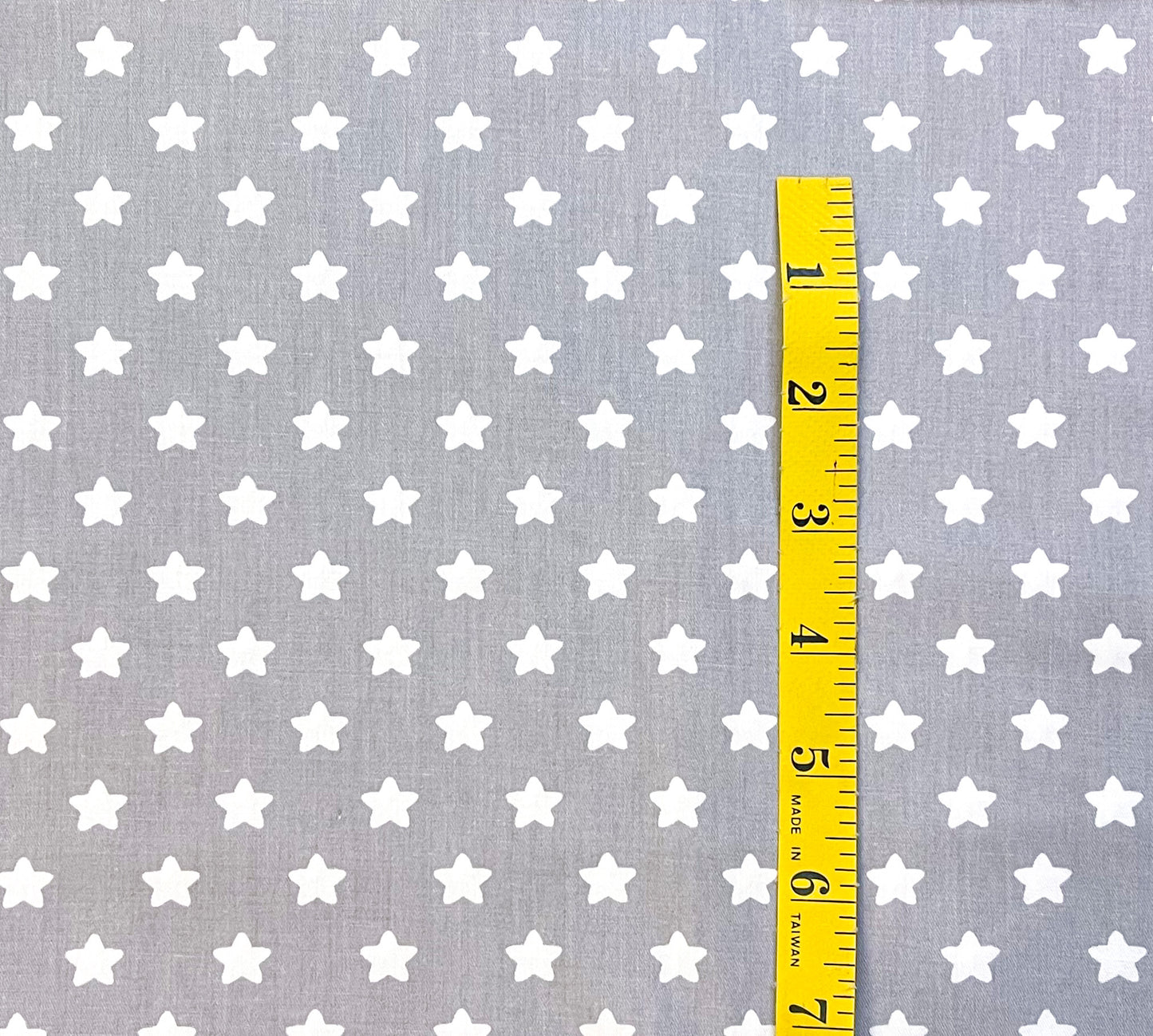 White stars on grey