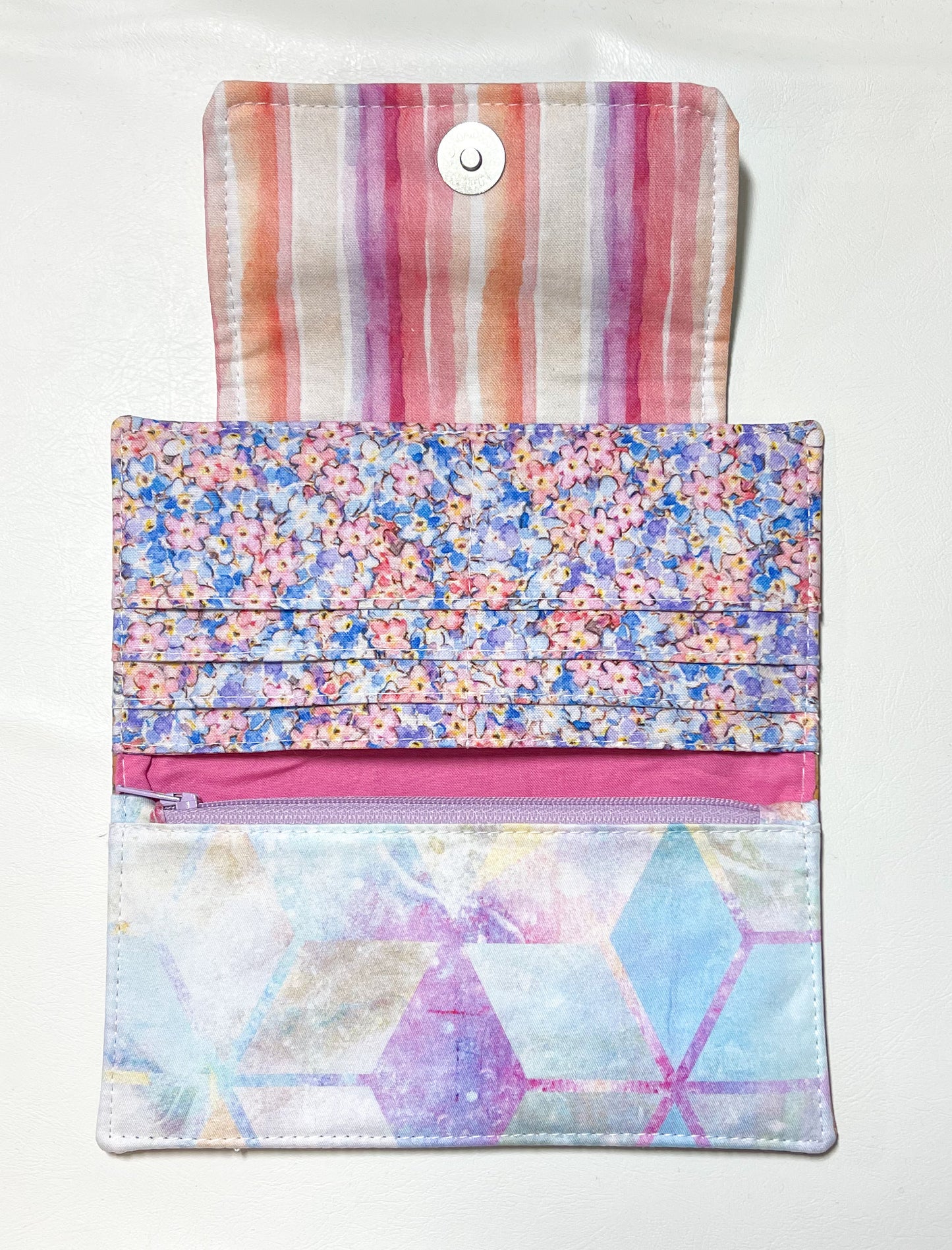 Skinny wallet digital pattern