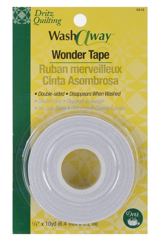 Dritz 1/4” wash away wonder tape double sided