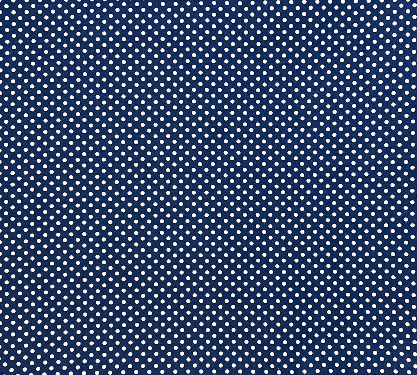 White dots on navy