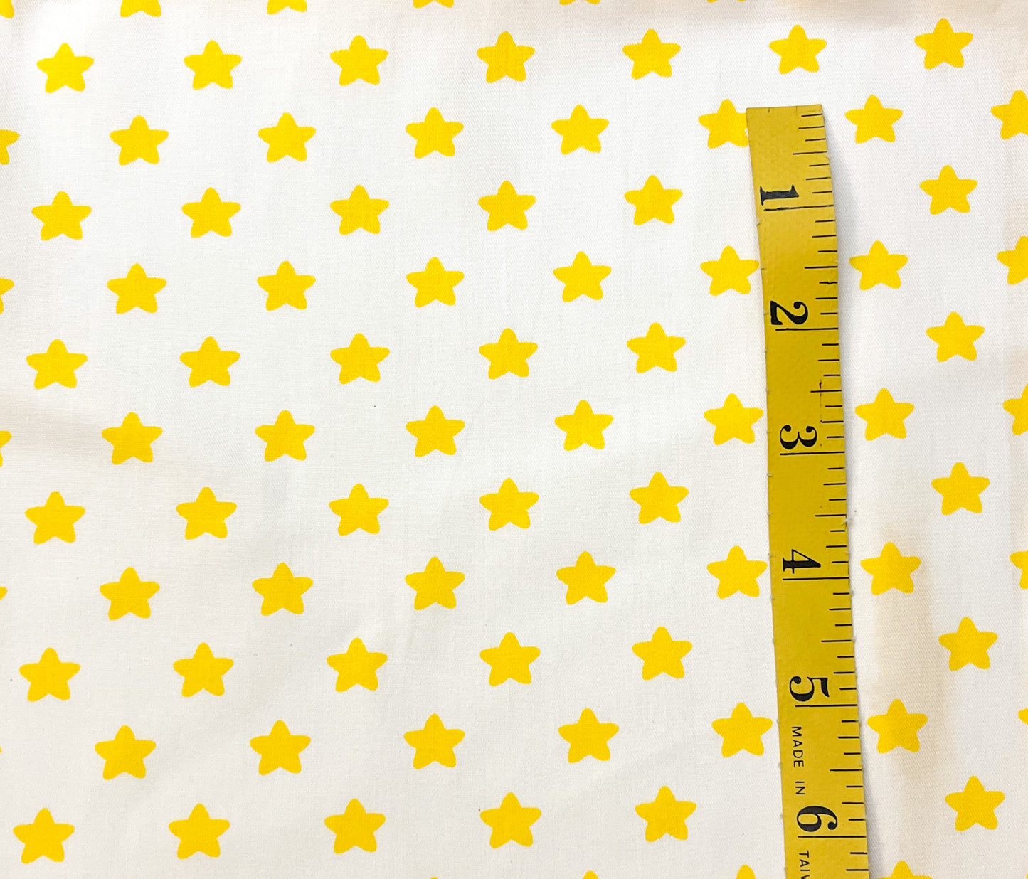 Yellow stars on white