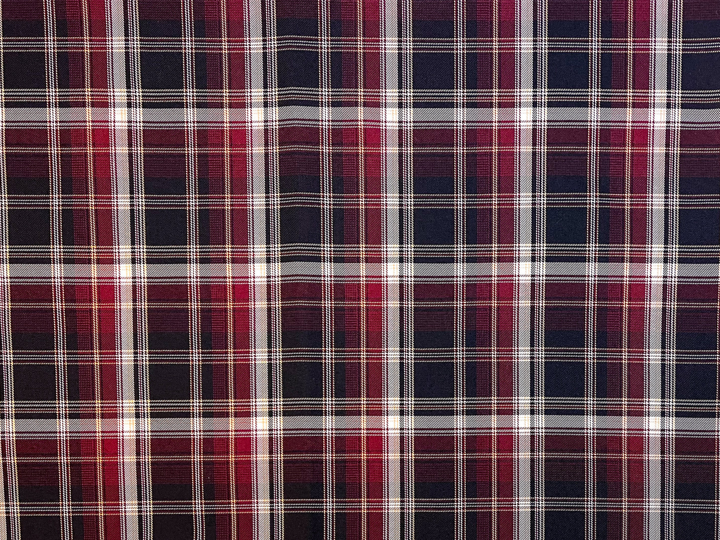 Plaid-burgundy