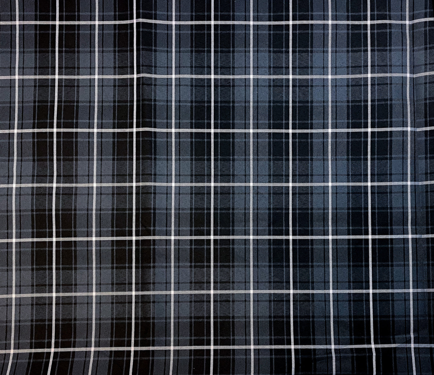 Plaid-black and dark grey