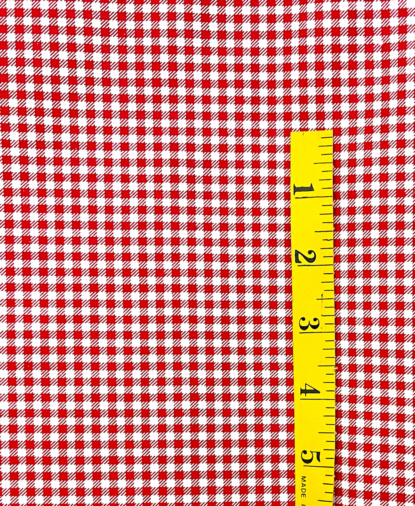 Red gingham