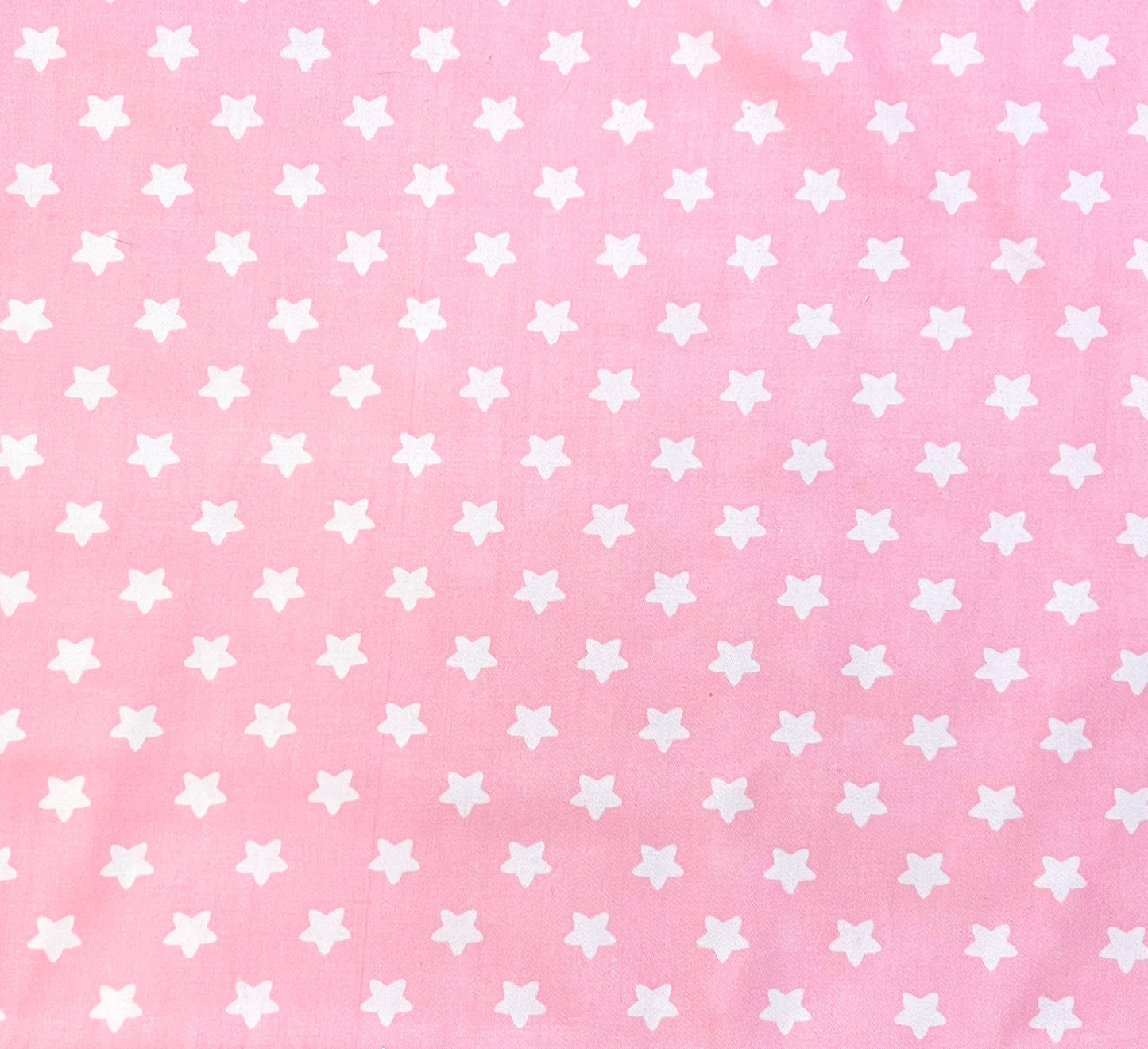 White stars on pink