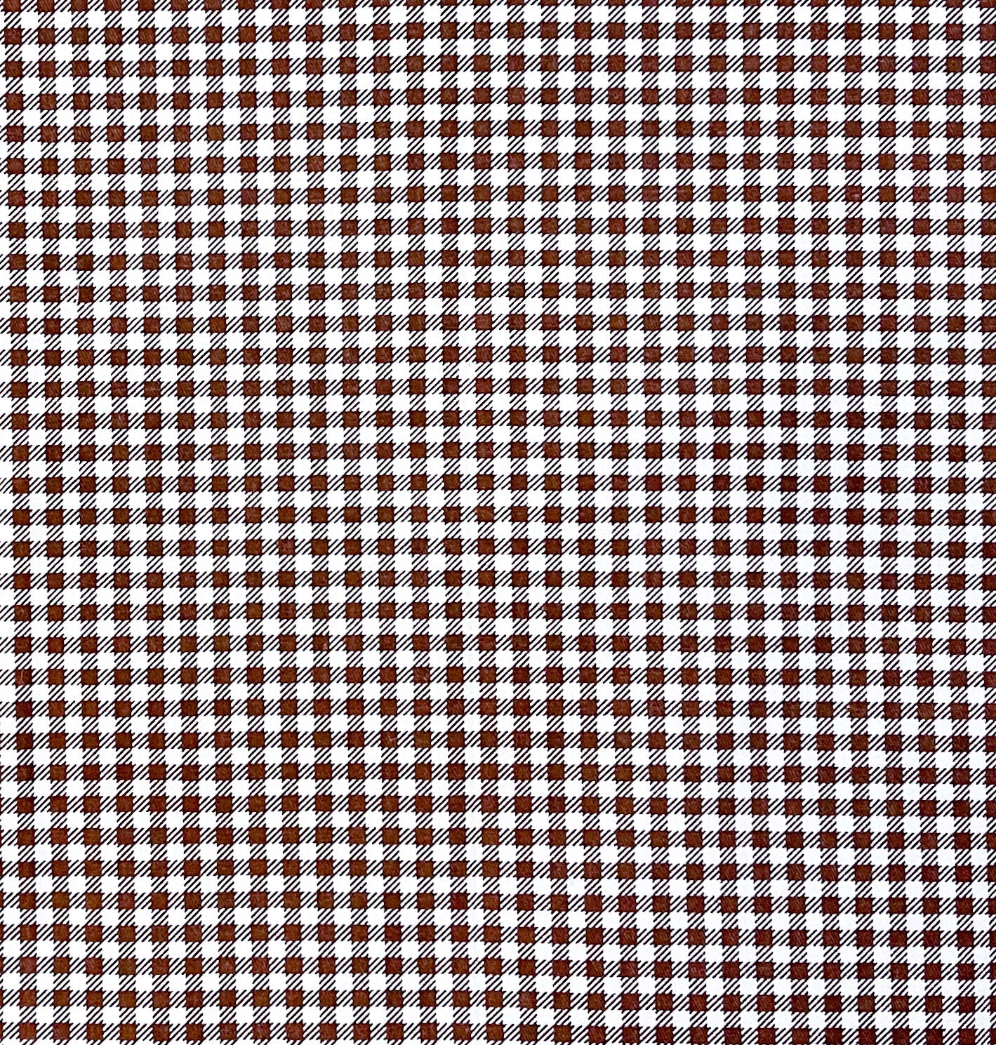 Brown gingham