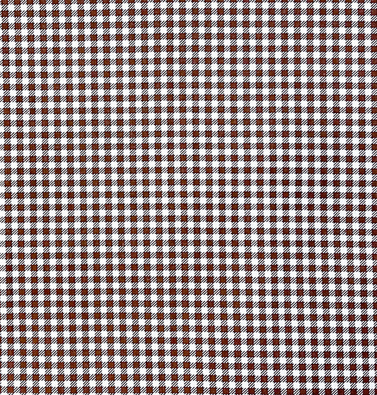 Brown gingham