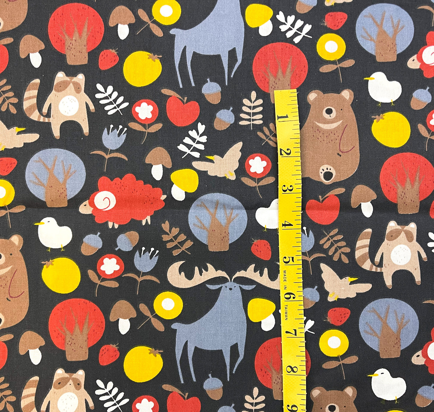 Woodland critters 24” end cut