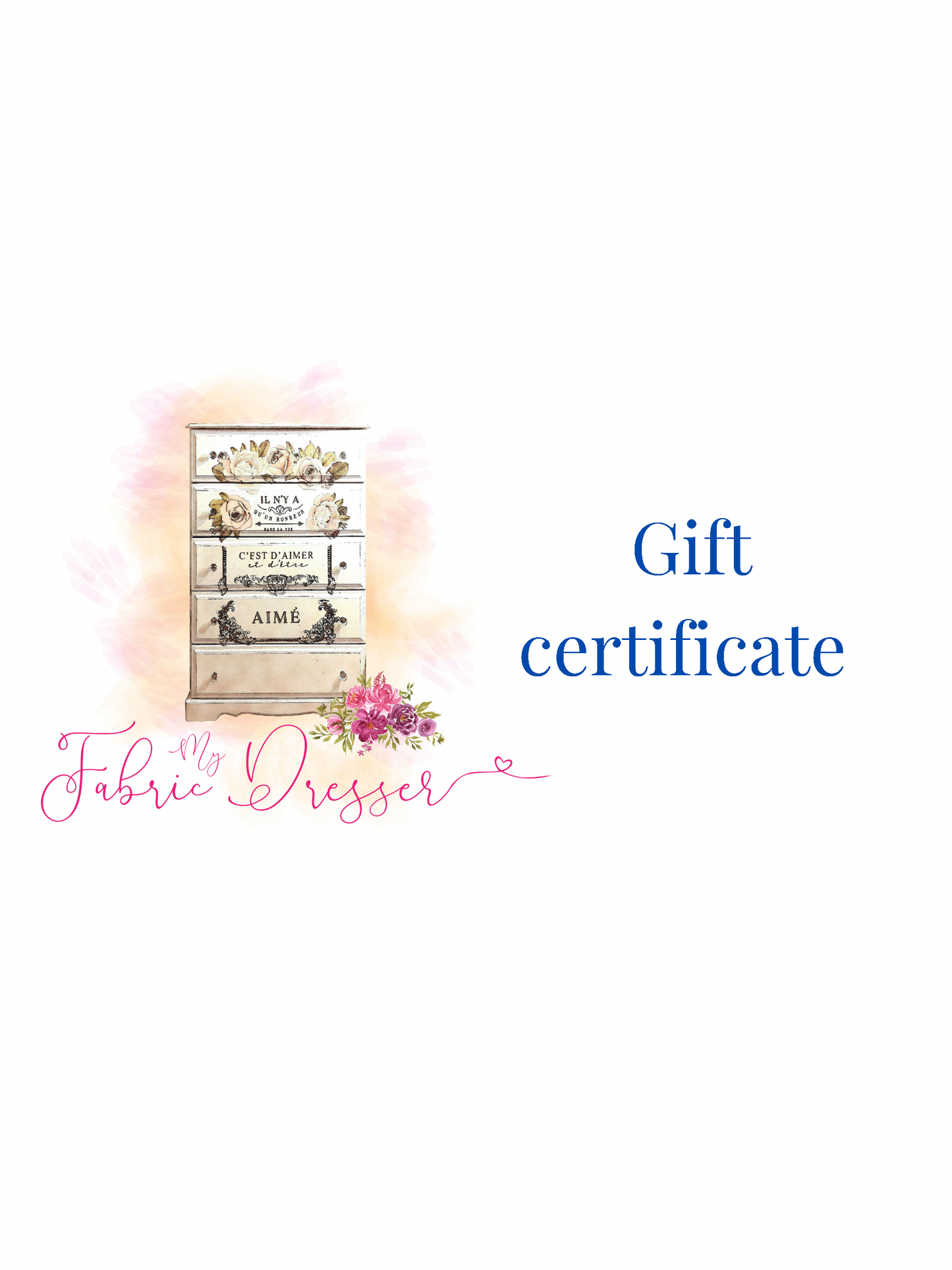 Electronic gift certificate