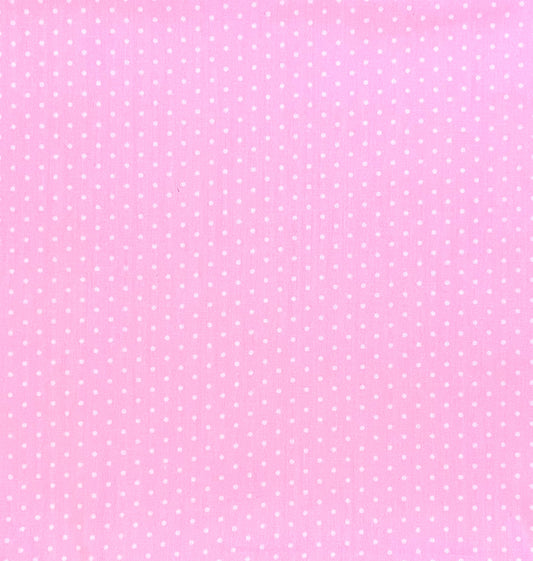 White dots on pink