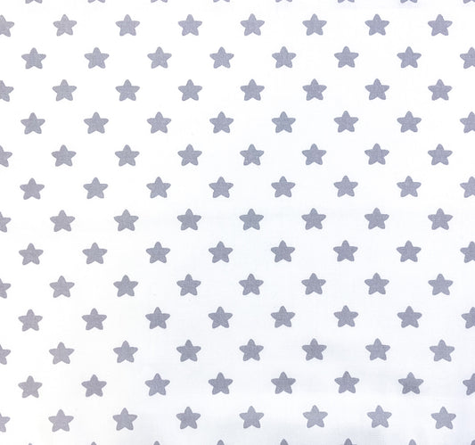 Grey stars on white