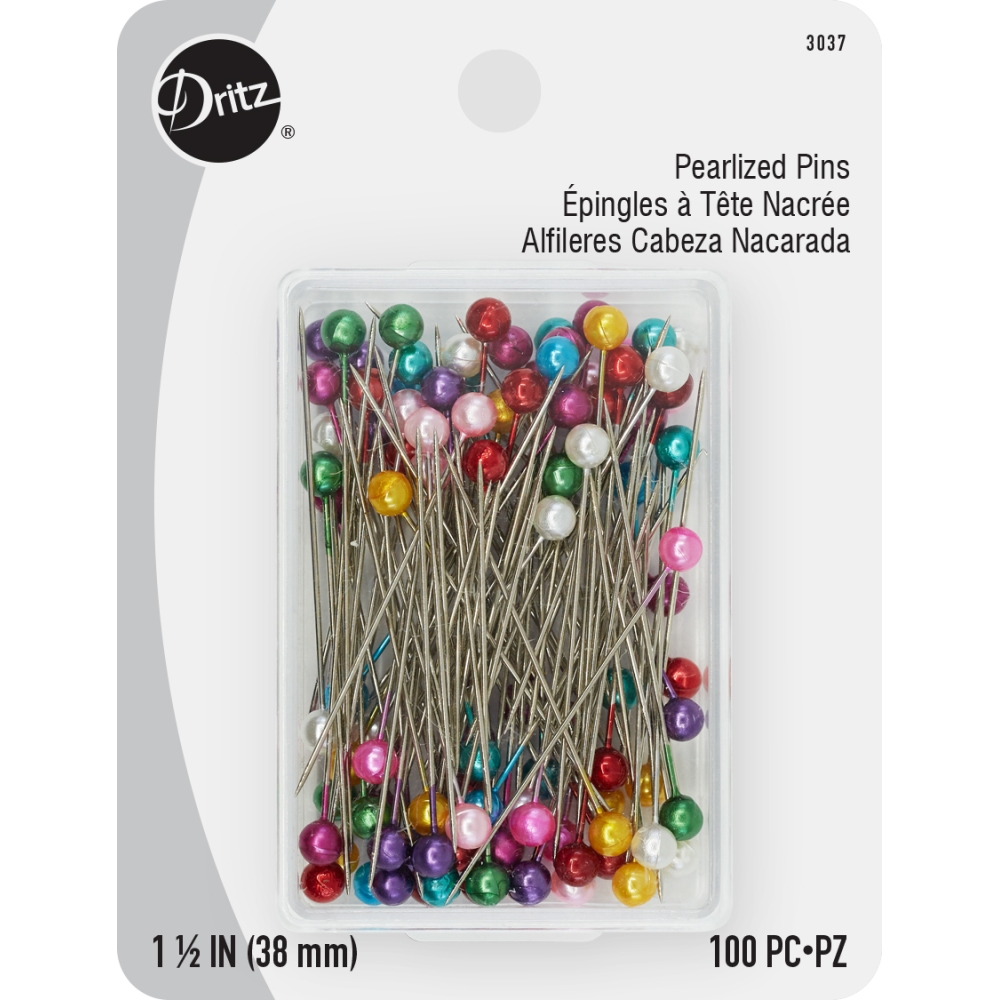 Pearl head pins-1.5”