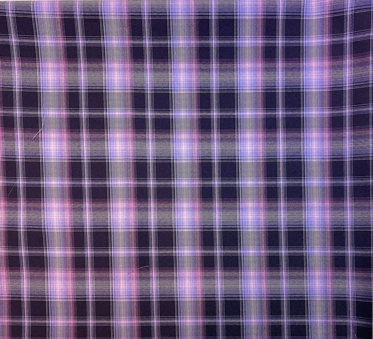 Plaid-purple and navy