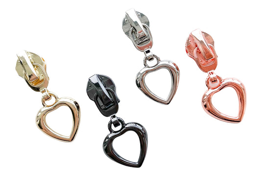 Heart pull (locking zipper pull)