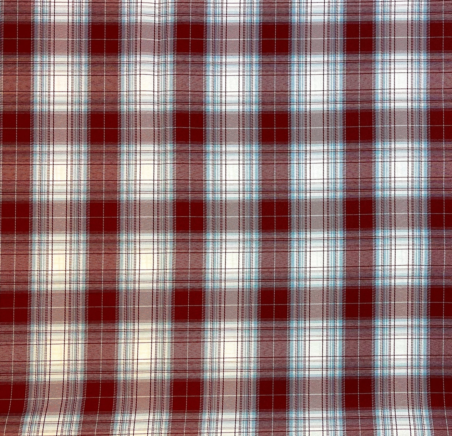 Plaid-dark red