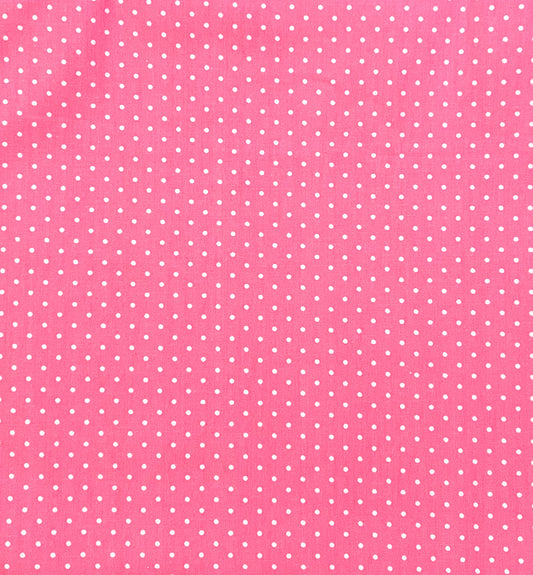 White dots on dark pink
