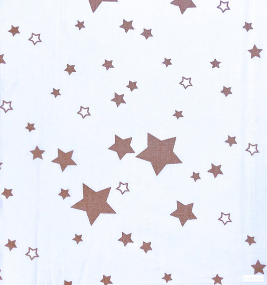 Brown multi stars on white