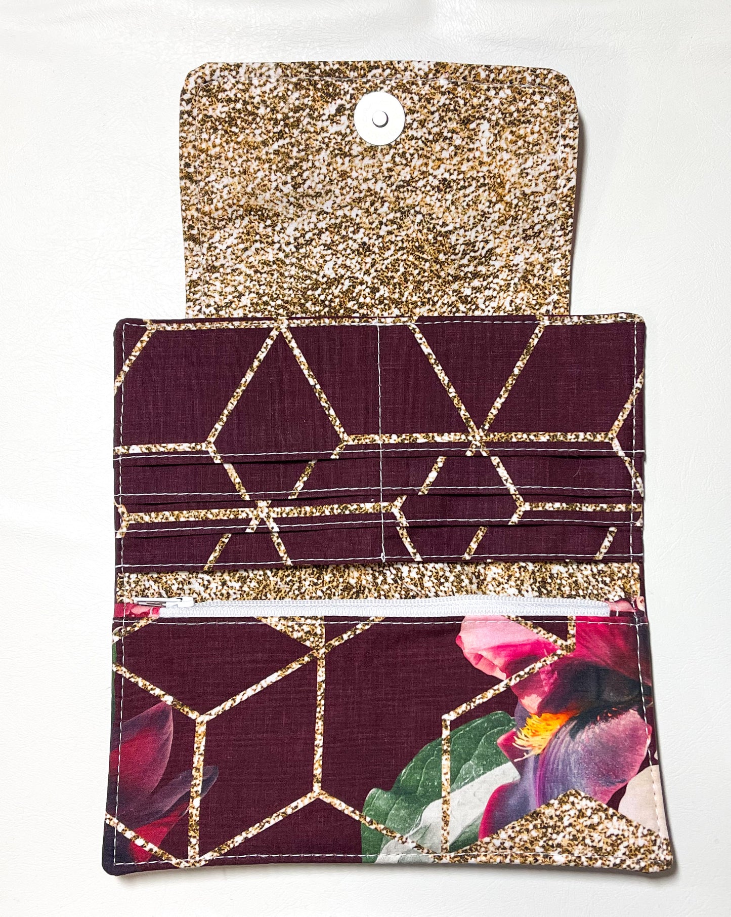 Skinny wallet digital pattern