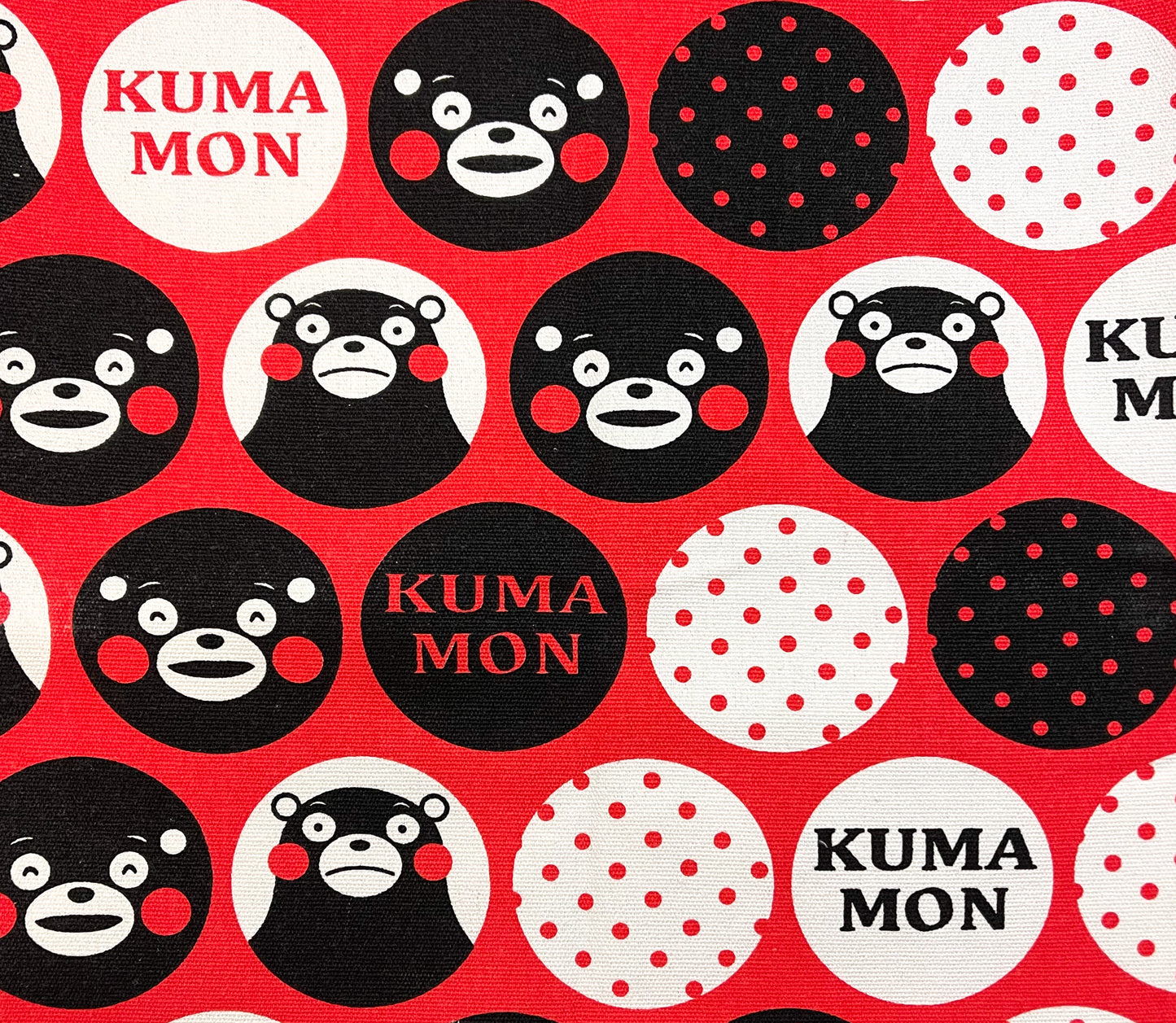 Clearance - Kumamon circles 12oz canvas