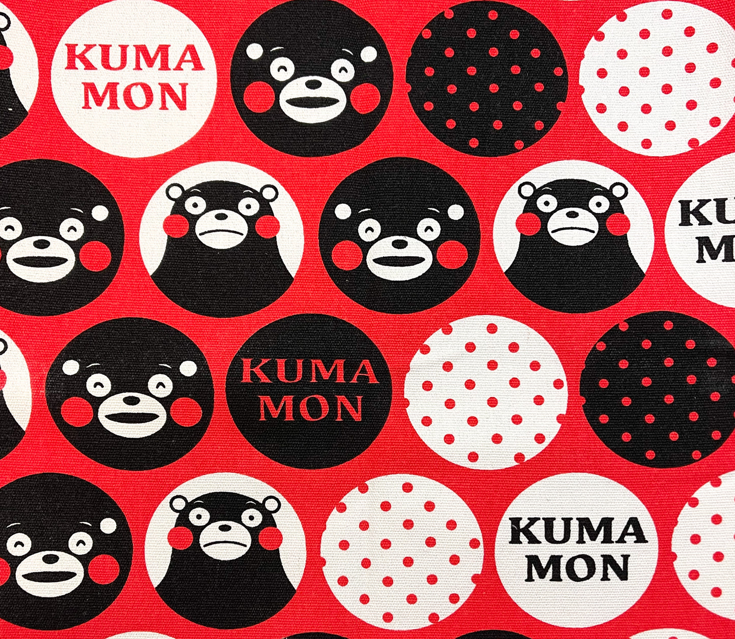 Kumamon circles 12oz canvas