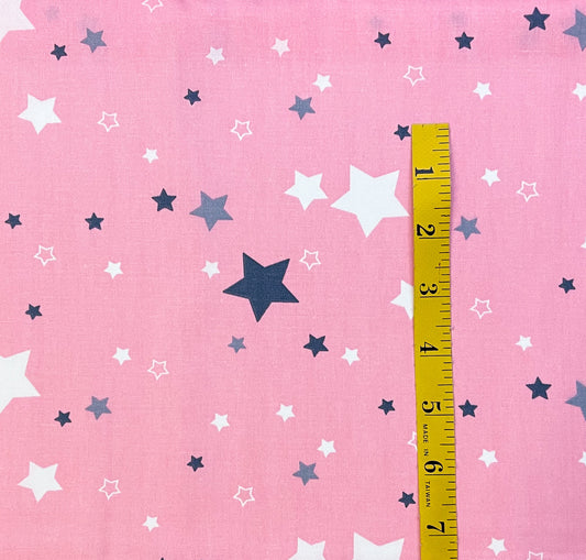 Multi stars on pink