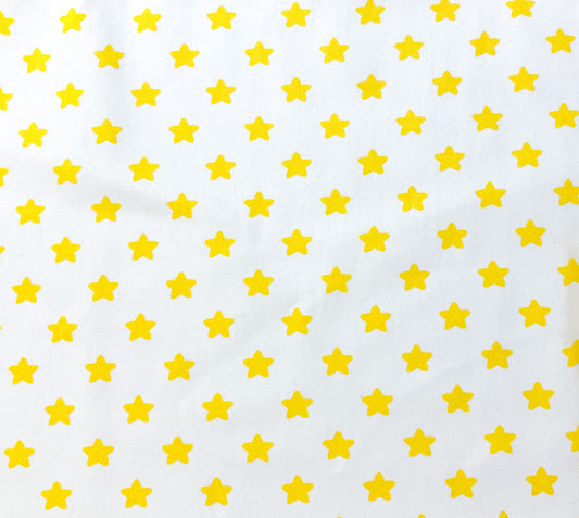 Yellow stars on white