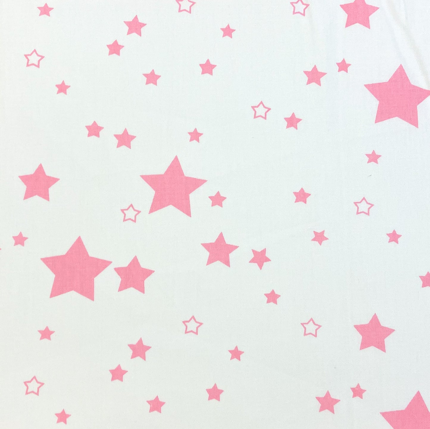 Pink multi stars on white