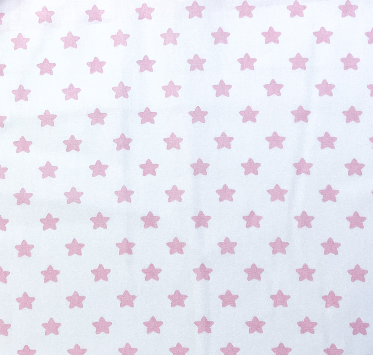 Pink stars on white