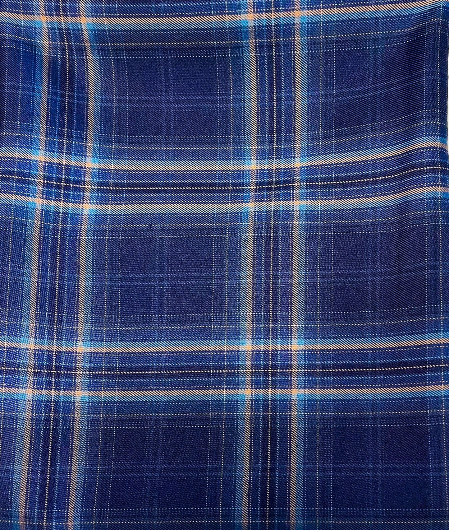 Plaid-dark blue